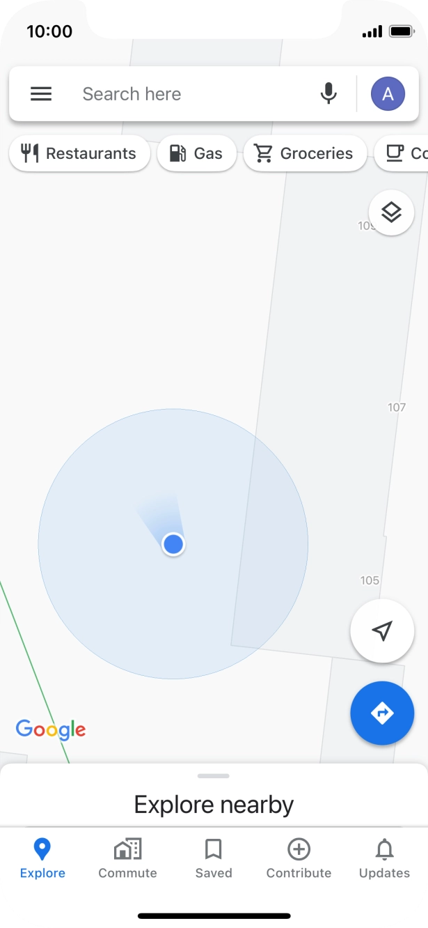 Press the search field and key in the required search word.