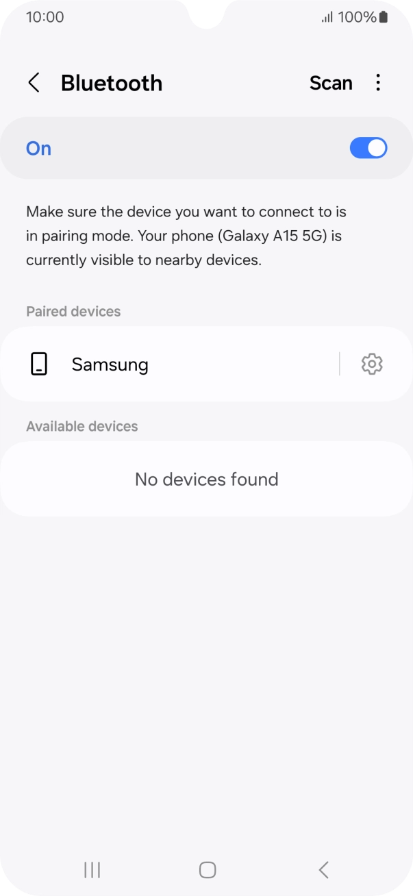 Press the Home key to return to the home screen.