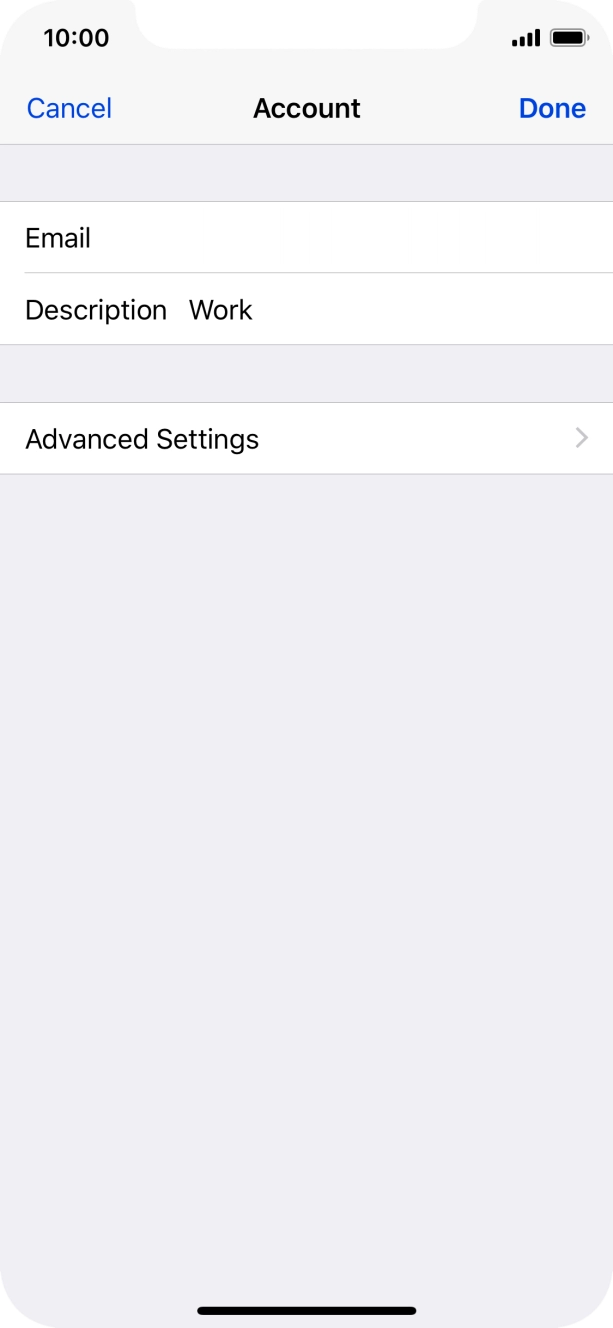 Press Advanced Settings.