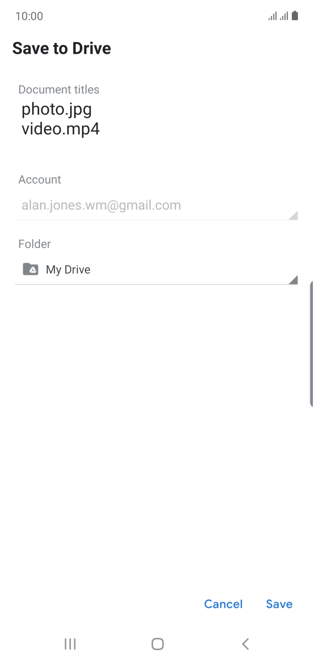 Press the field below 