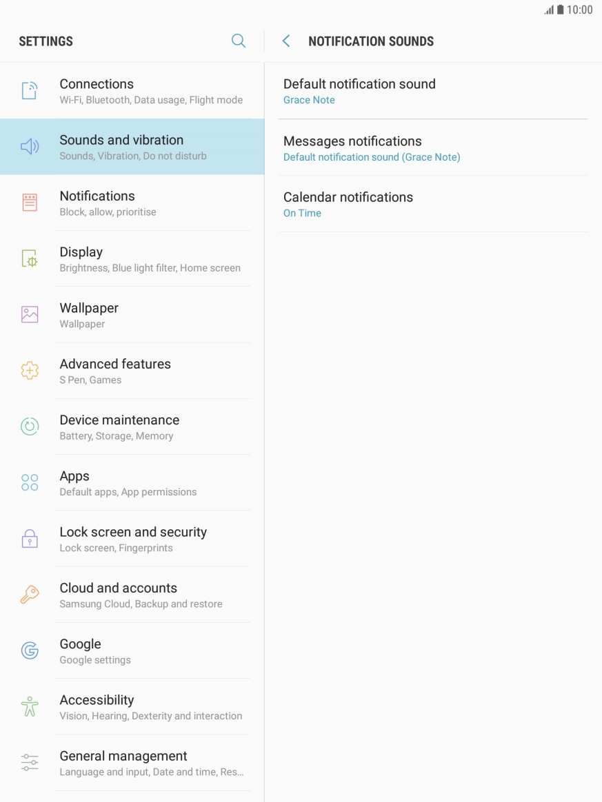 Press Messages notifications.