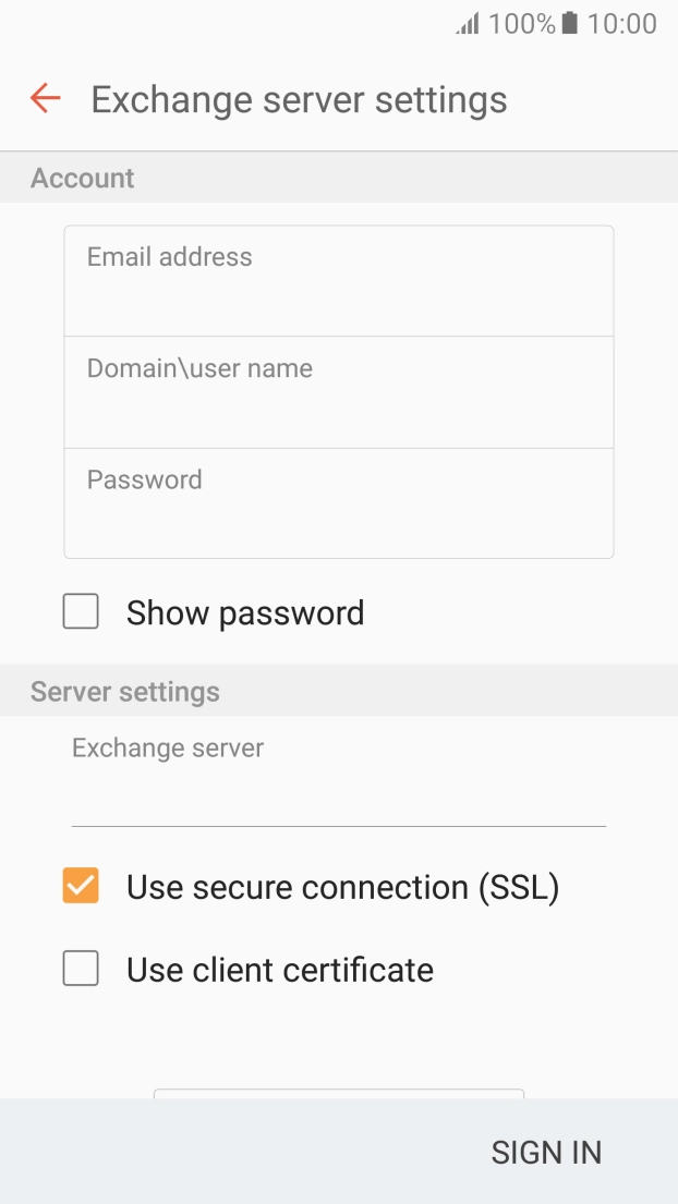 Press the field below Press the field below