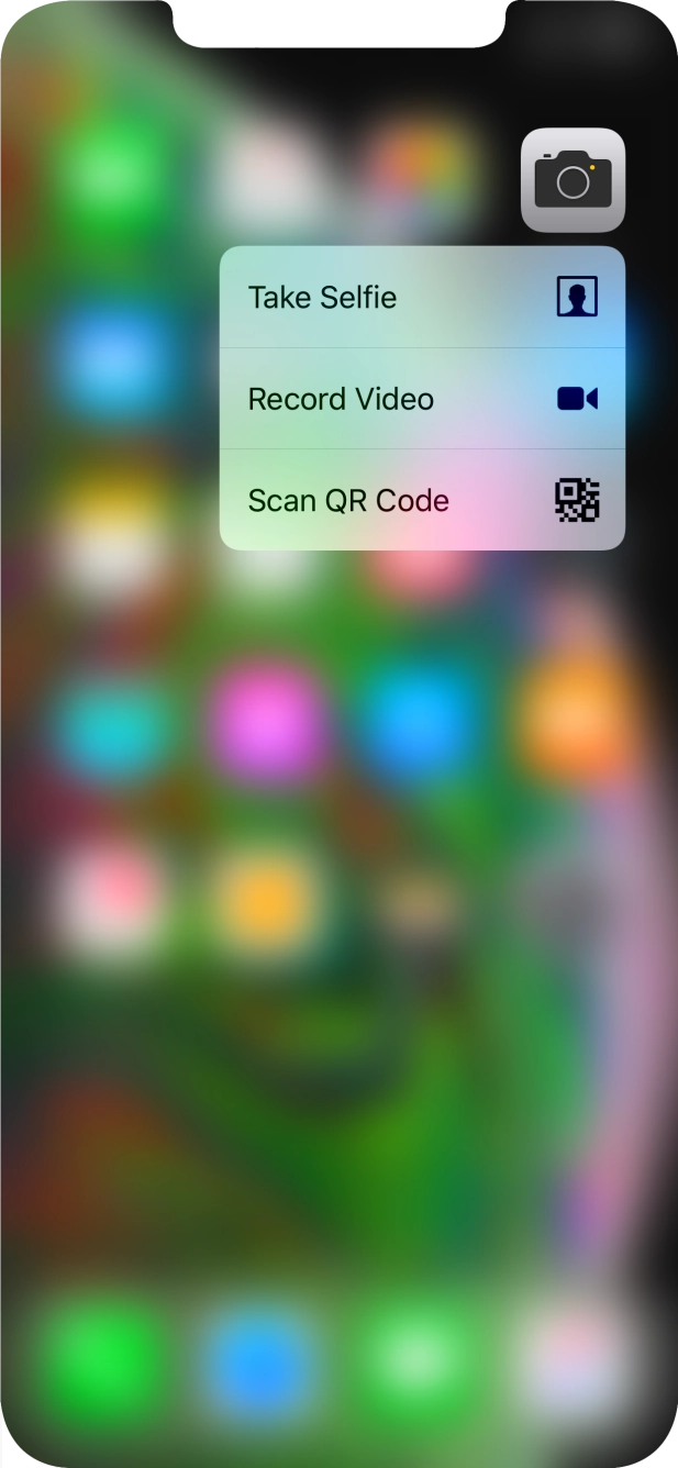 Press the required function and follow the instructions on the screen to use the selected function. Press the required function and follow the instructions on the screen to use the selected function.