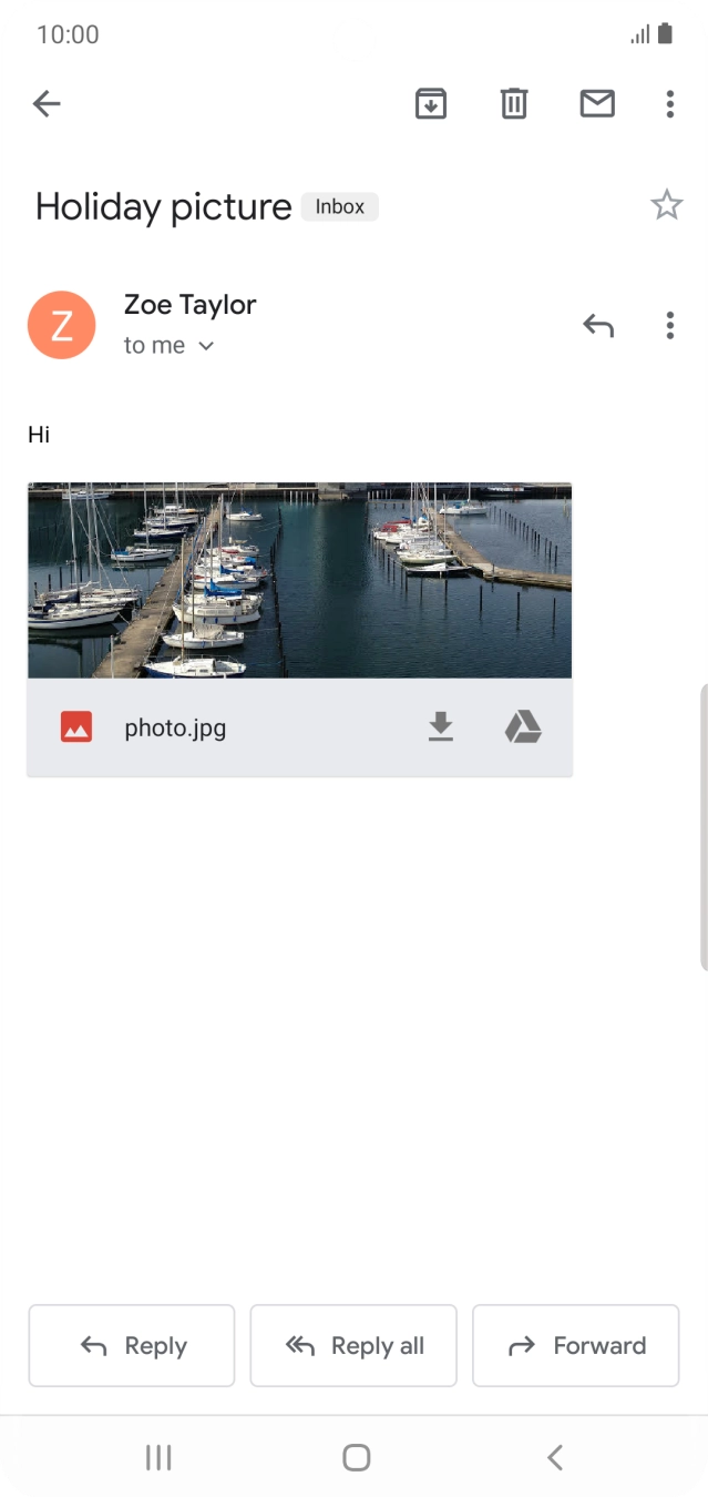 Press Reply and key in the required text.
