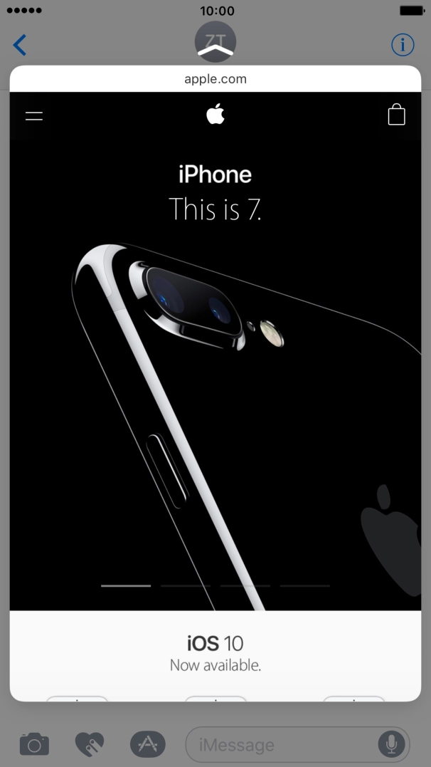 Hard press the screen to see a section of the required content.