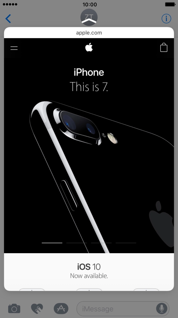 Hard press the screen to see a section of the required content.