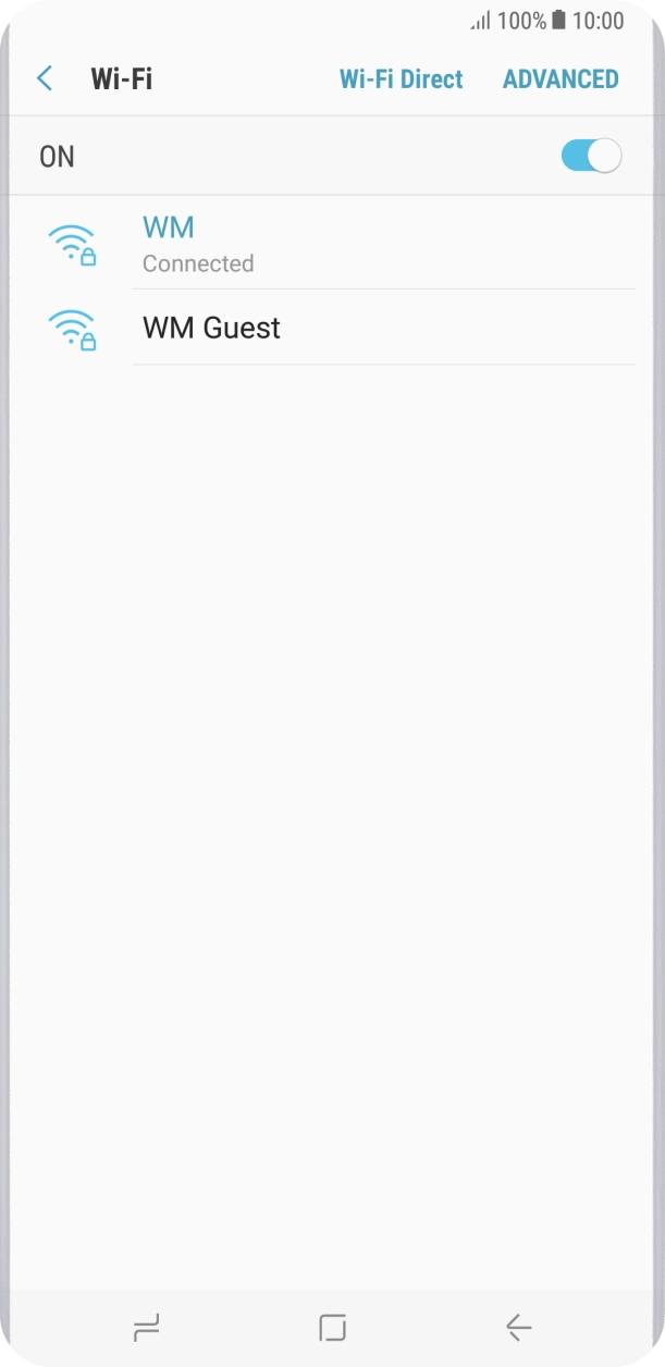 Press the Home key to return to the home screen. Press the Home key to return to the home screen.