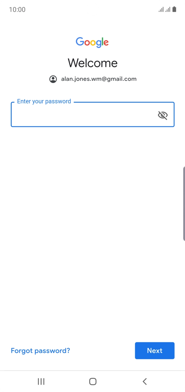 Press the field below Press the field below