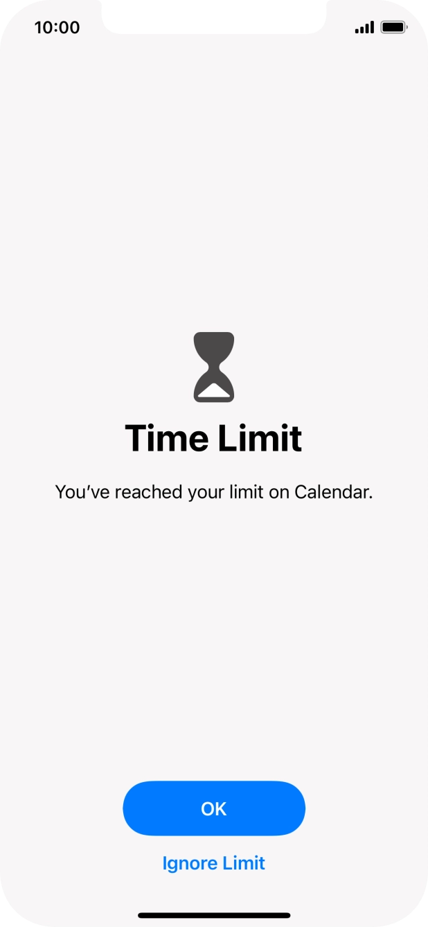 Press Ignore Limit. Press Ignore Limit.
