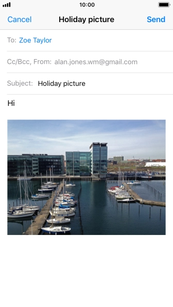 Press Send.