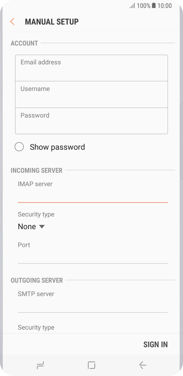 Press the drop down list below 