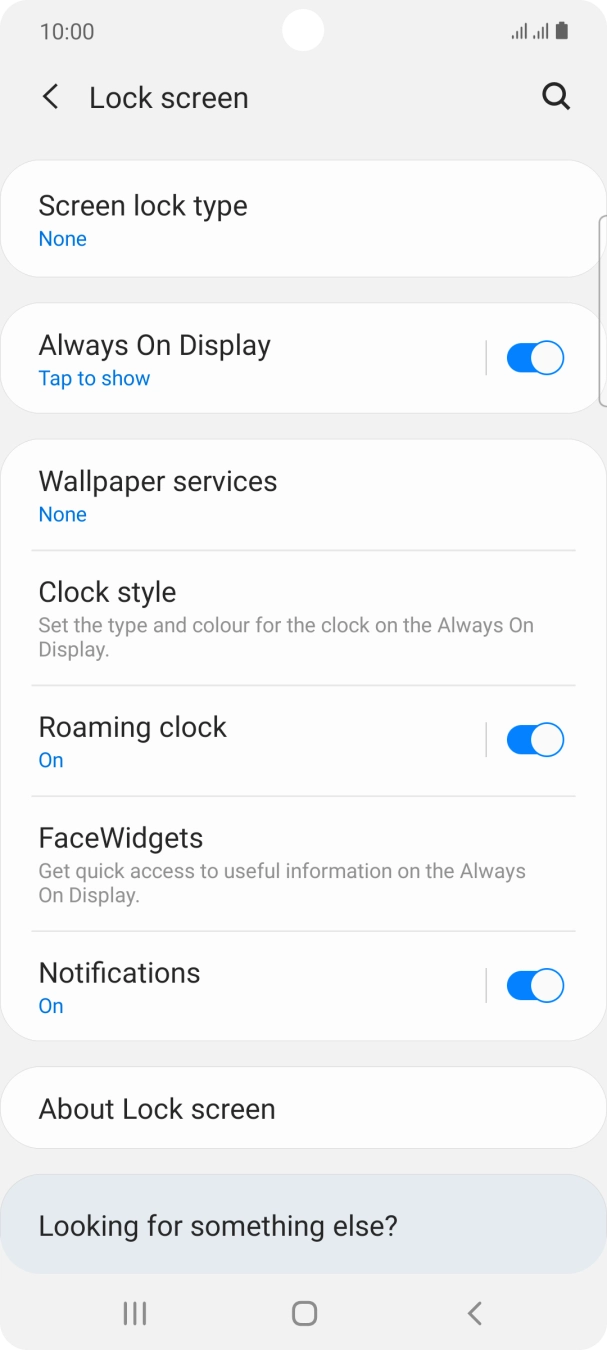 Press the Home key to return to the home screen.