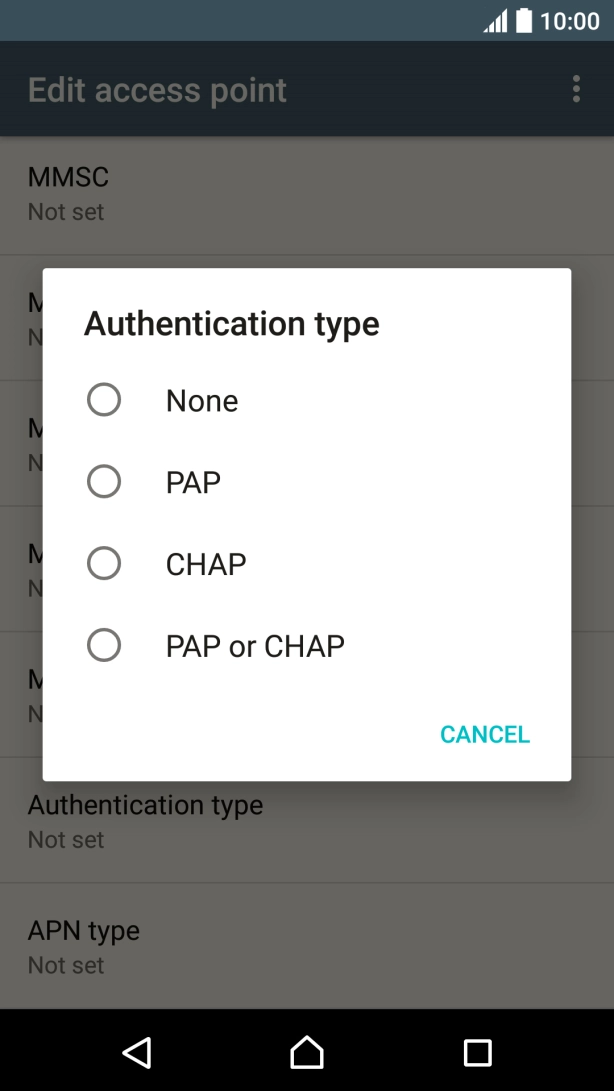 Press None. Press None.