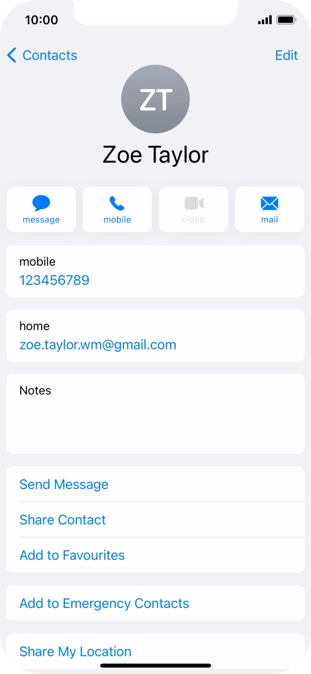 Press the required number.