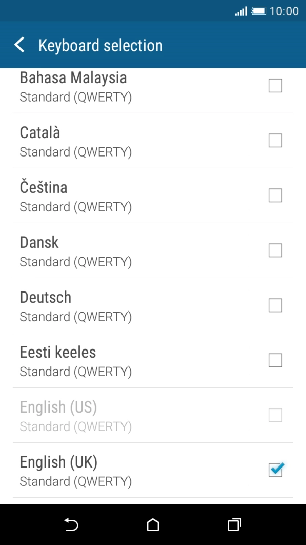 Press the Return key.
