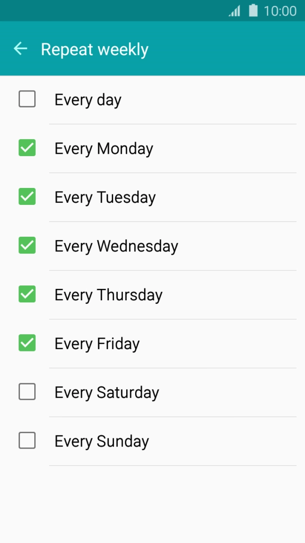 Press the Return key.