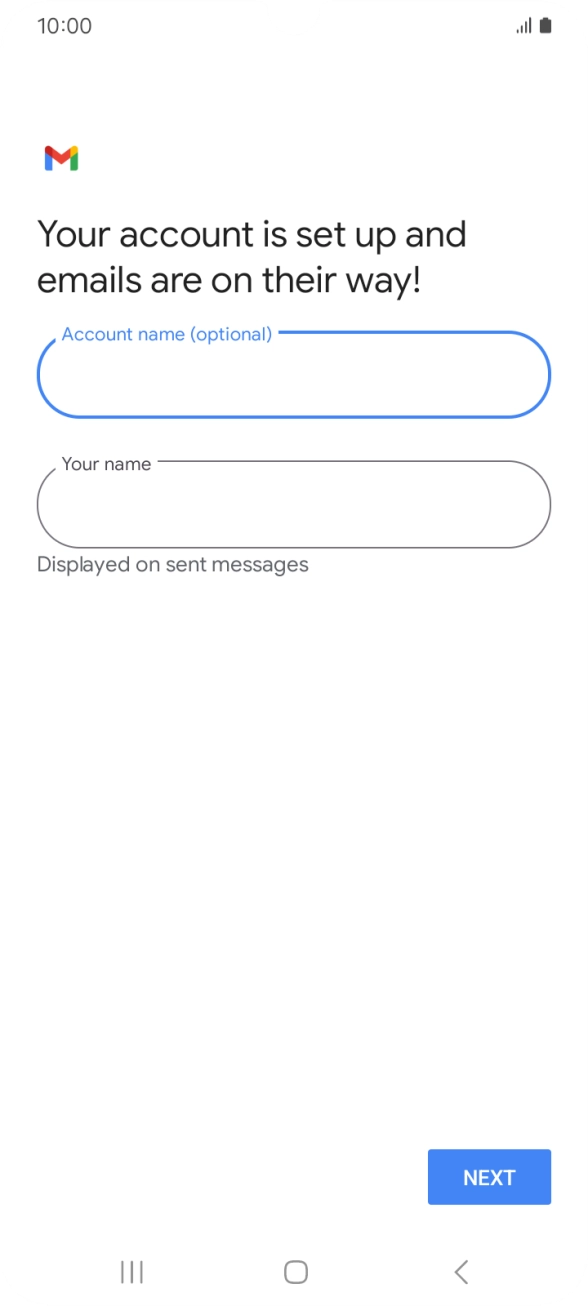 Press the field below 