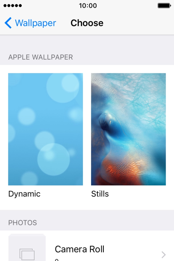 Press the required picture. Press the required picture.