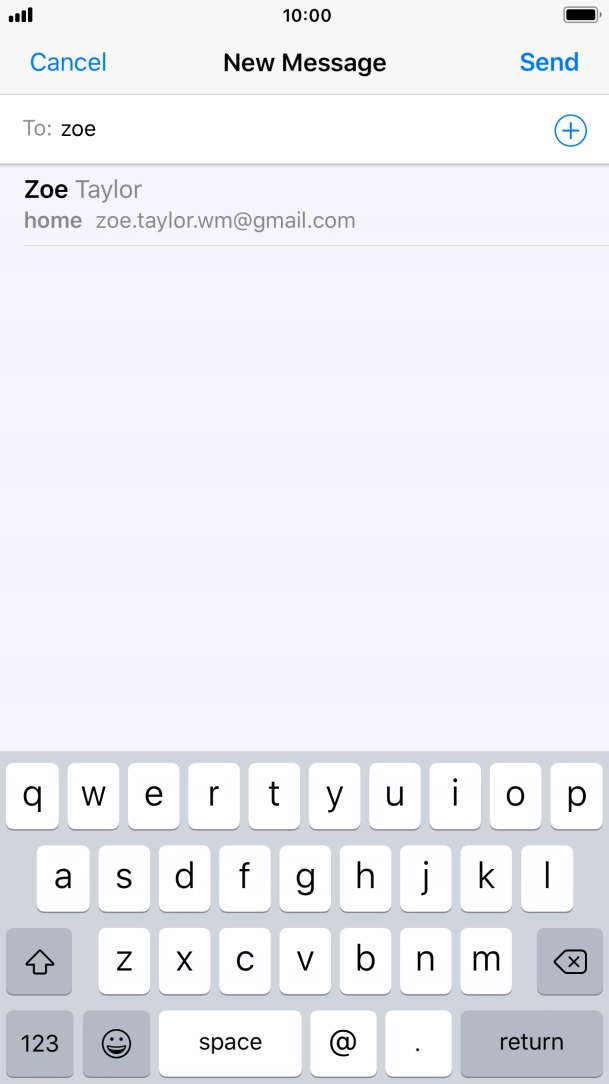 Press the required contact.