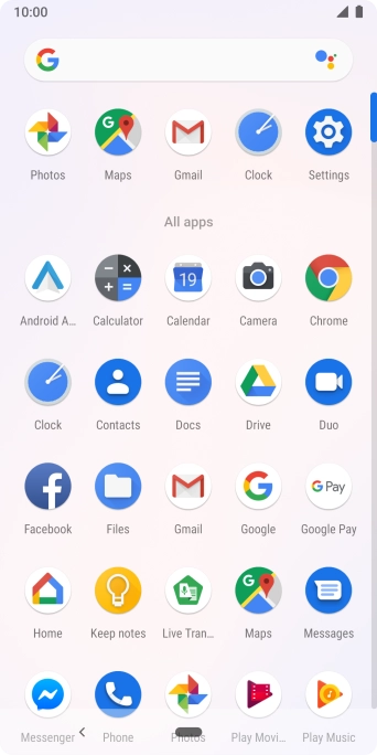 Press Gmail. Press Gmail.