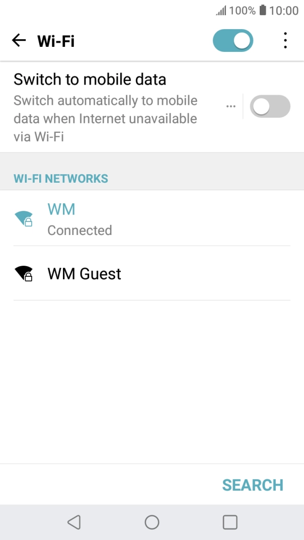 Press the Home key to return to the home screen.