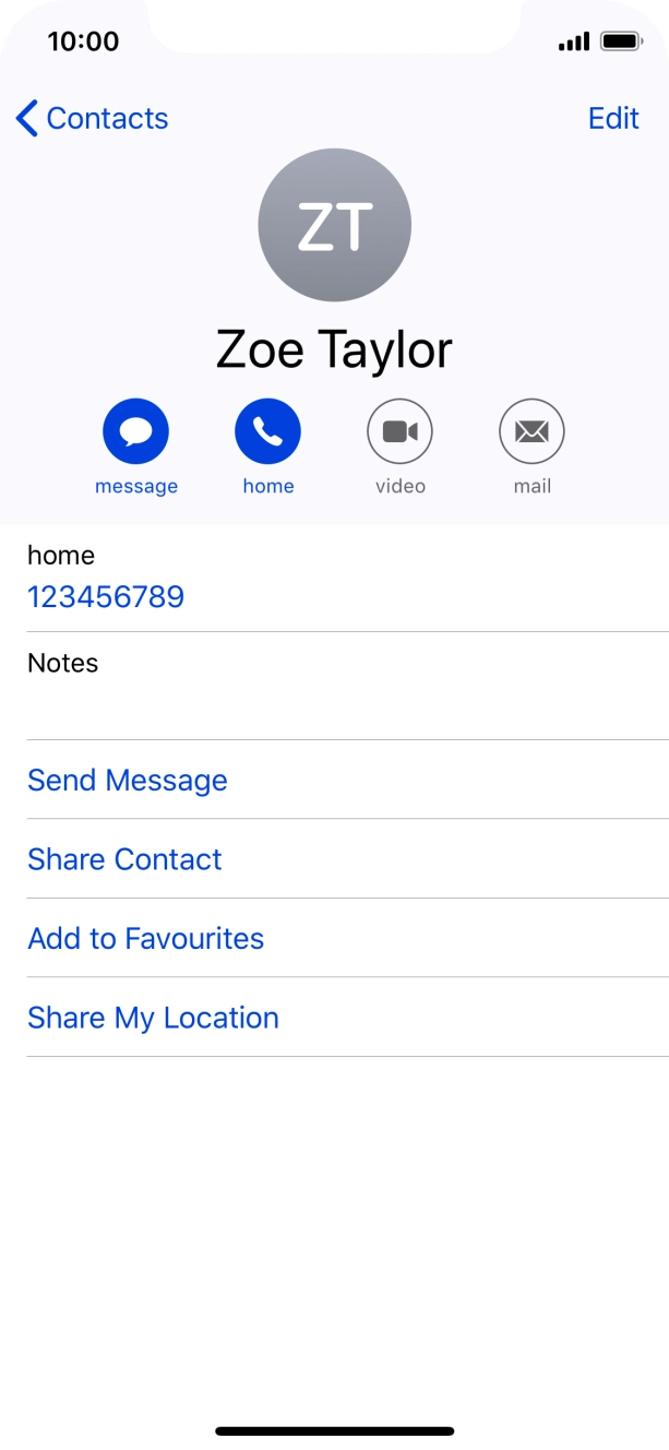 Slide your finger upwards starting from the bottom of the screen to return to the home screen.