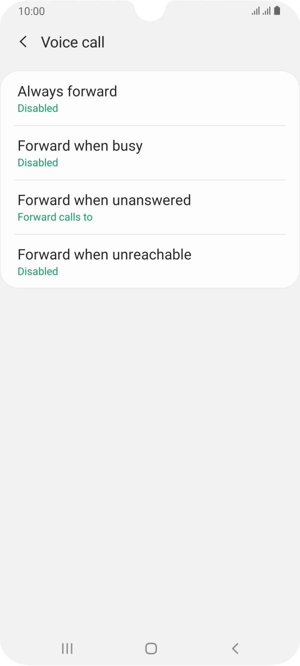 Press the Home key to return to the home screen.