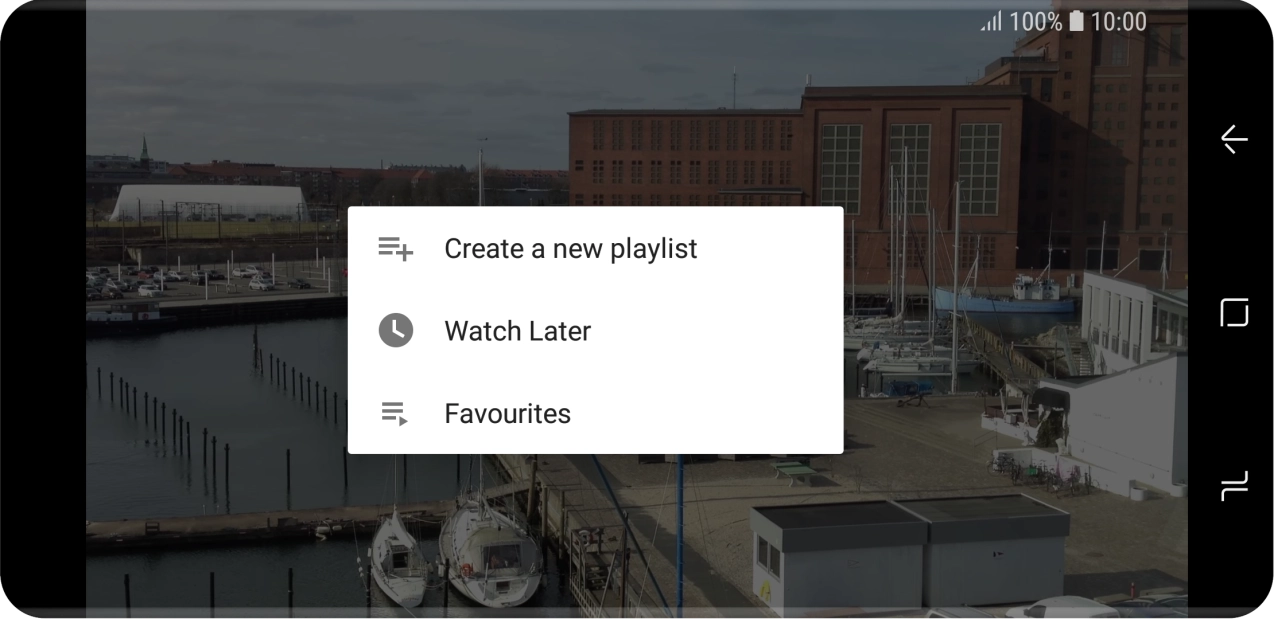 Press the required playlist.