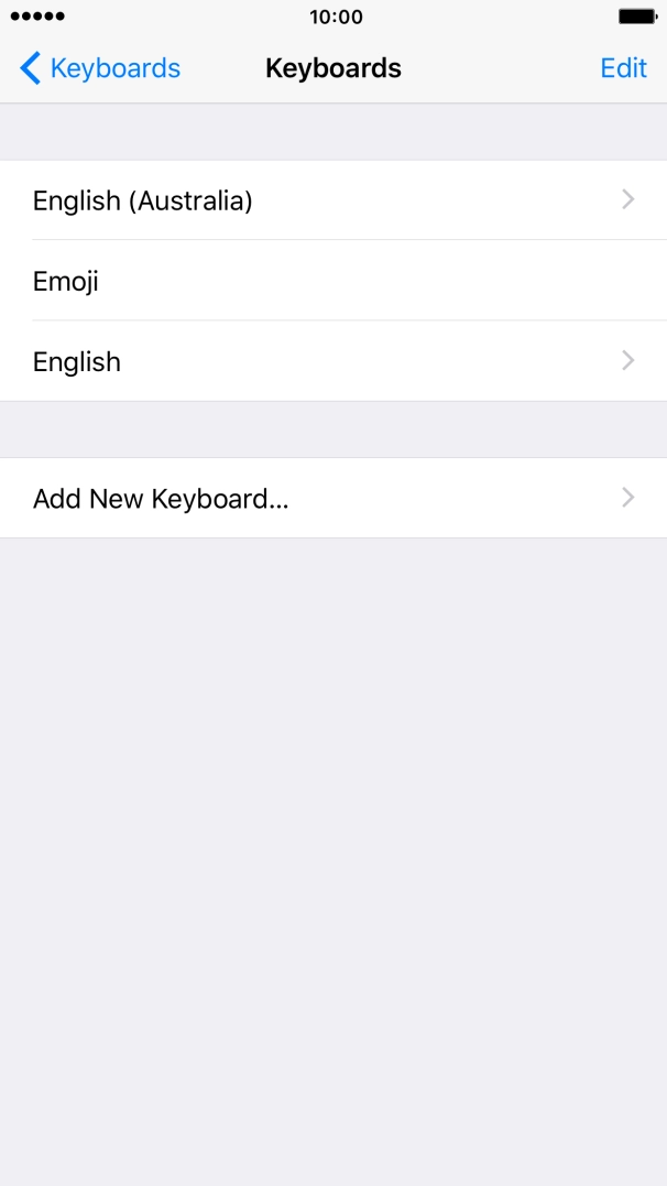 Press the Home key to return to the home screen.