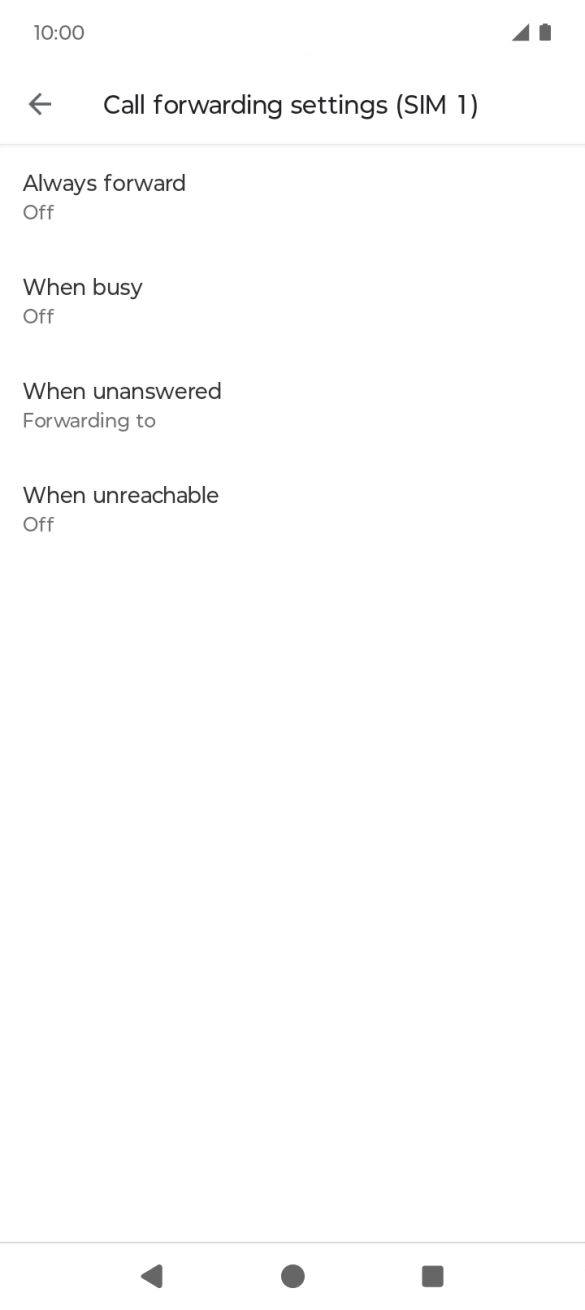 Press the Home key to return to the home screen.