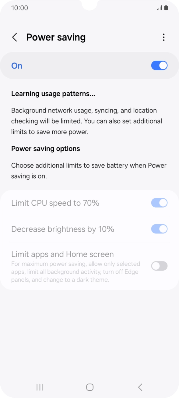 Press the Home key to return to the home screen.