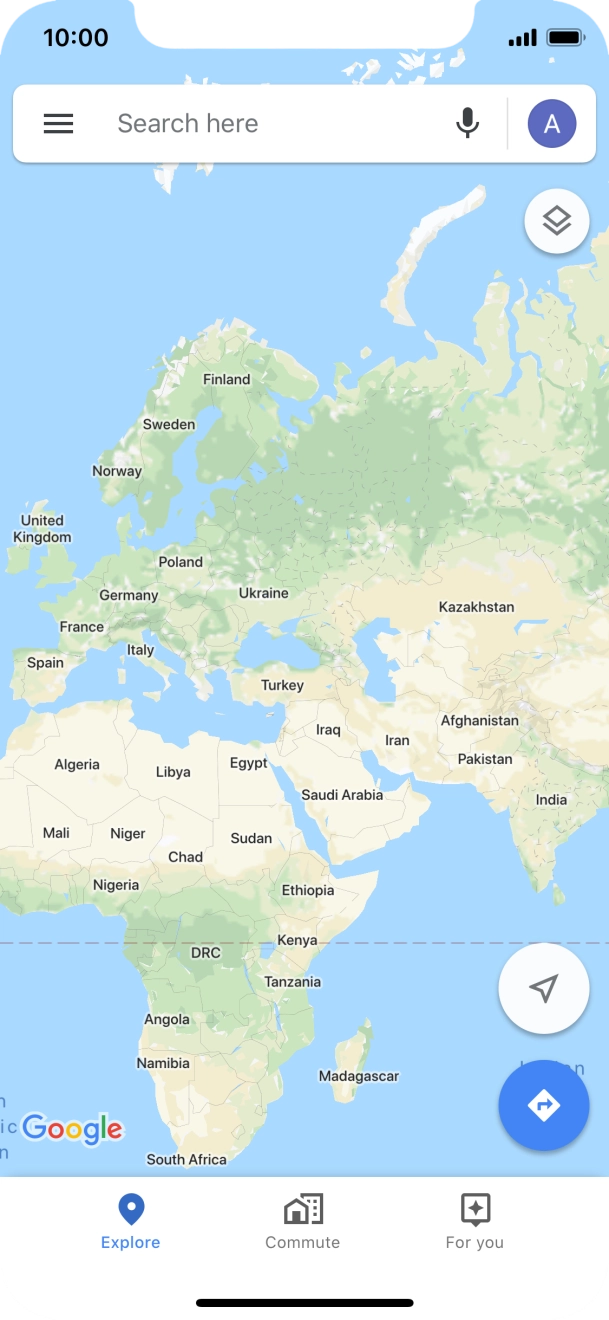 Press the search field and key in the required search word.