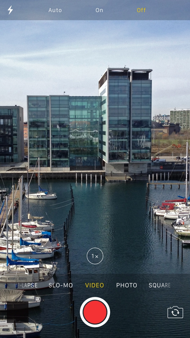 Press the required setting.