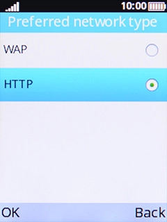 Select HTTP. Select HTTP.