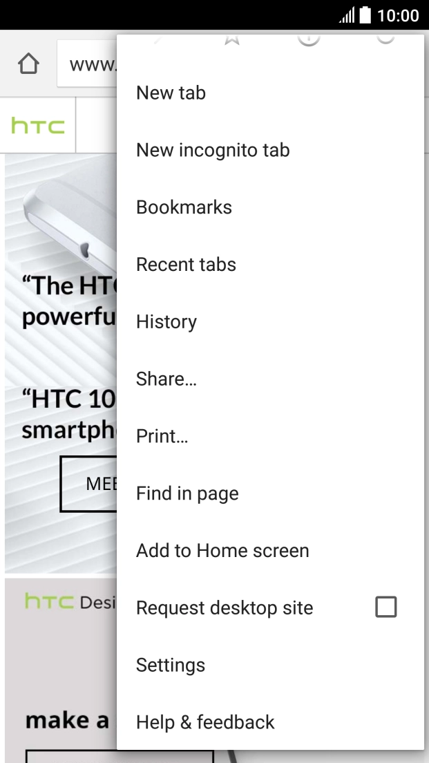 Press Settings. Press Settings.