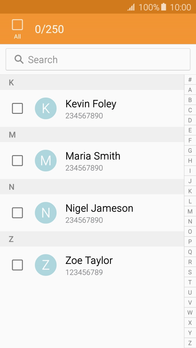 Press the field above 