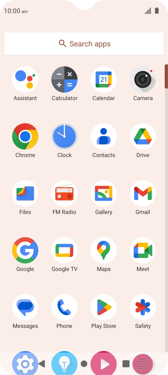 Press Gallery and go to the required folder.