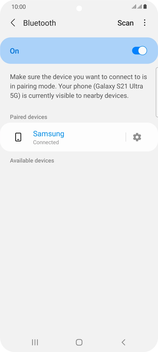 Press the Home key to return to the home screen.
