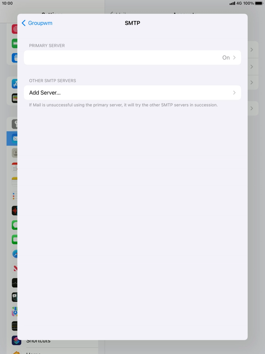 Press the field below 