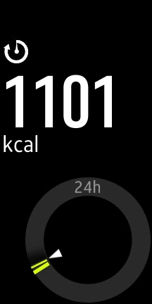 Slide your finger left to see more widgets.
