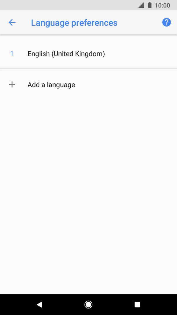 Press Add a language.