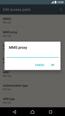 Key in 10.1.1.180 and press OK.