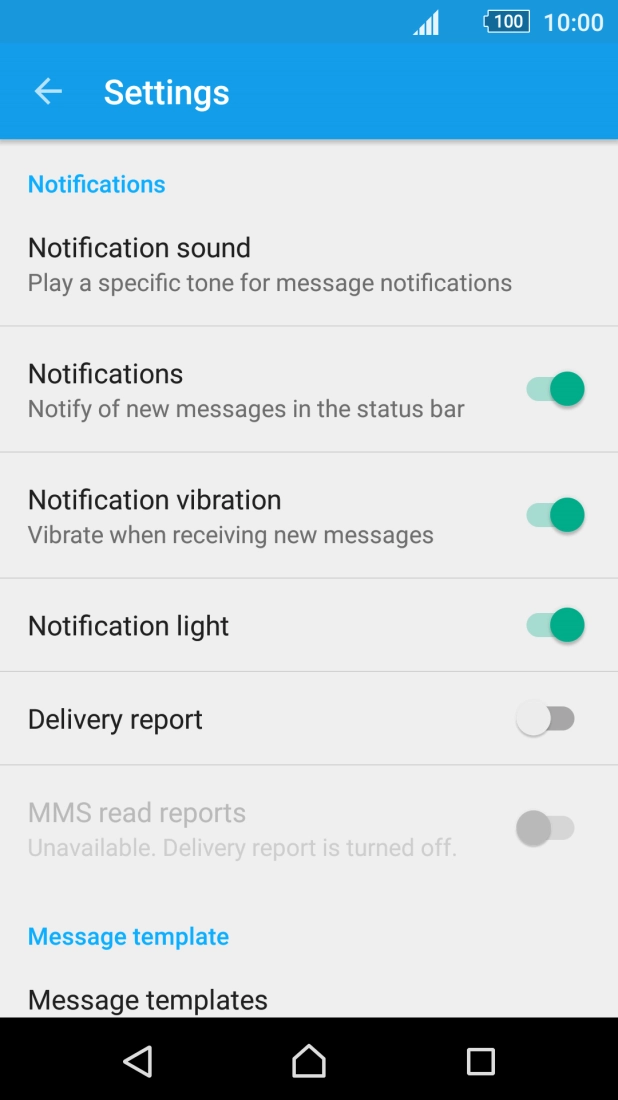 Press Notification sound.