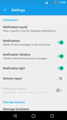 Press Notification sound.
