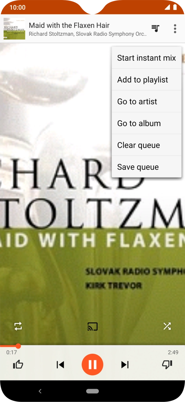 Press Add to playlist.