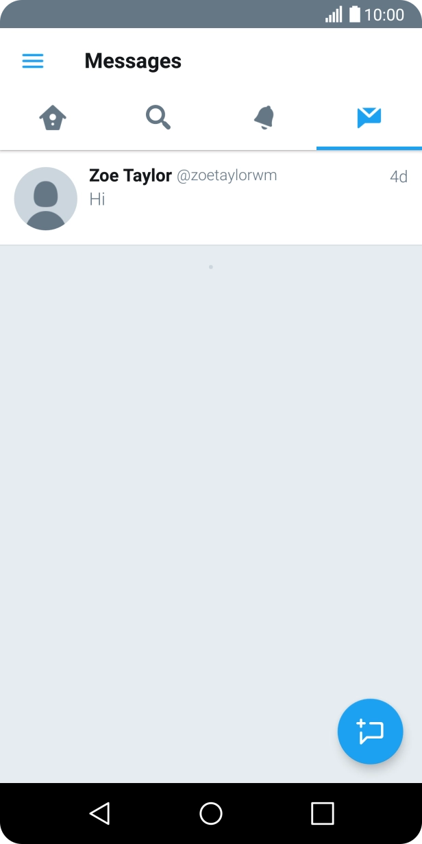 Press the new message icon.