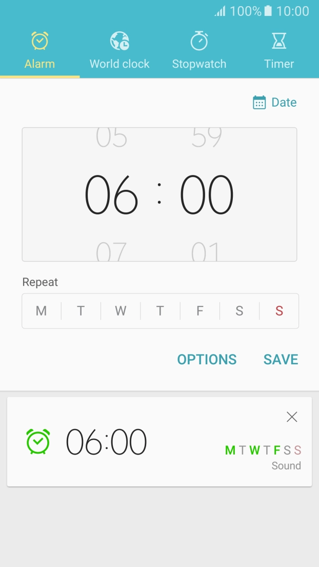 Press the Home key to return to the home screen.