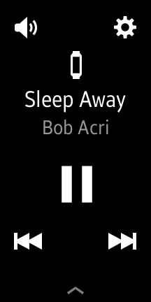 Press the volume icon.