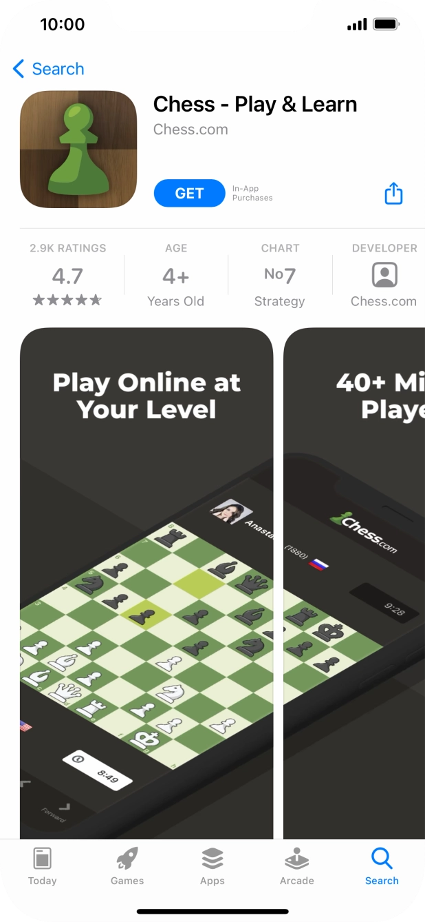 Press GET and follow the instructions on the screen to install the app. Press GET and follow the instructions on the screen to install the app.