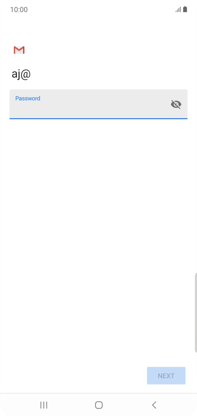 Press the field below 